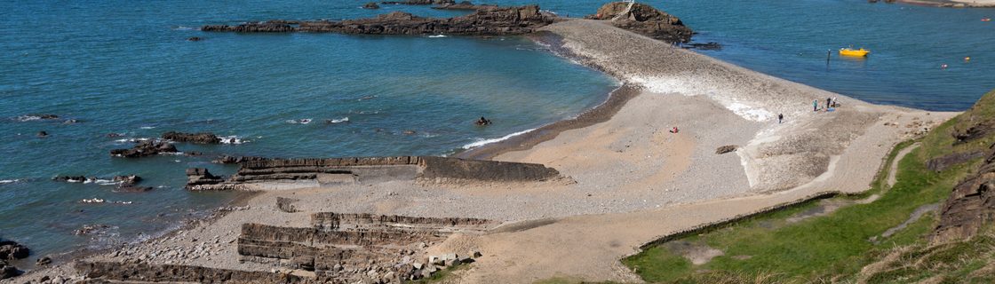 The South West Coast Path on the north Devon coast